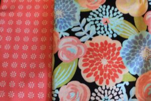 Corn Bag Set Fabrics-Colored Floral