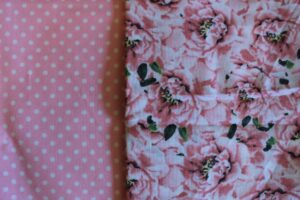Corn Bag Set Fabrics-Pink Floral