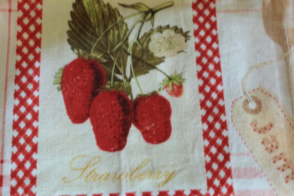Medium Corn Bag Cover-Strawberries